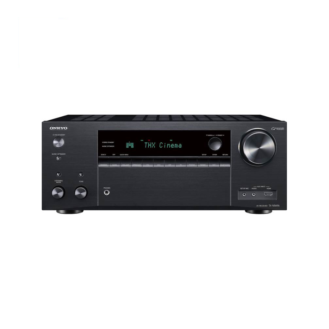 Onkyo TX-NR696 7.2-channel home theater receiver with Wi-Fi®  Bluetooth®  Apple® AirPlay® 2  and Chromecast built-in