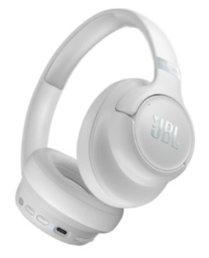 JBL Tune 780NC Wireless Over-Ear Adaptive Noise Cancelling Headphones (White)