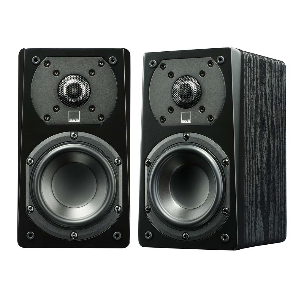 SVS Prime Satellite 2 pack Black Ash