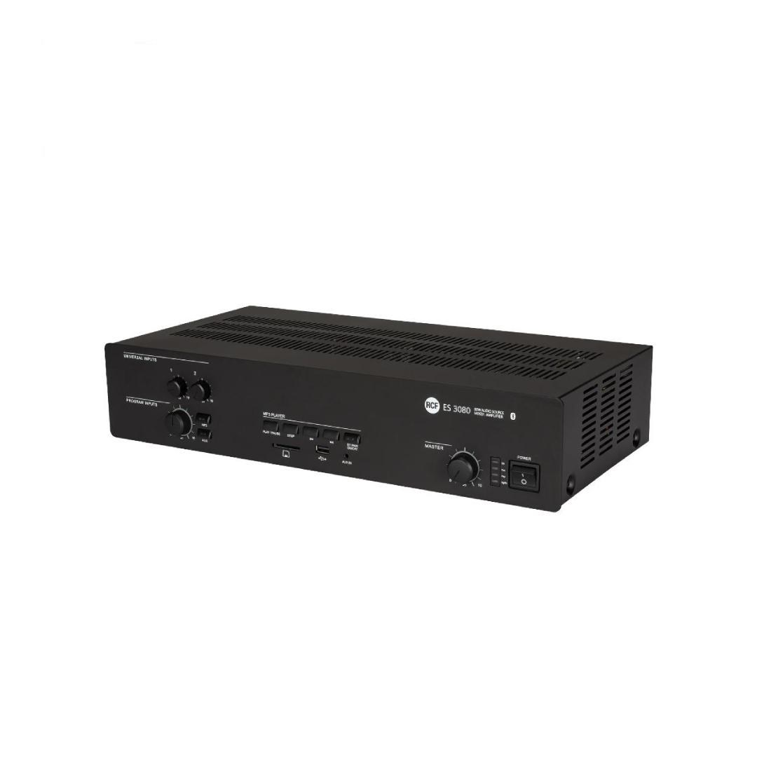 RCF ES 3080 MIXER-AMPLIFIER WITH MP3 PLAYER AND BLUETOOTH